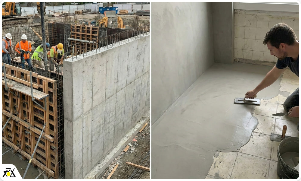 تفاوت میکروسمنت و بتن اکسپوز