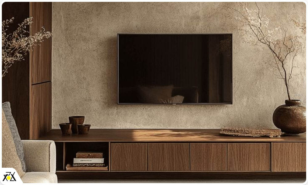 میکروسمنت تی وی وال