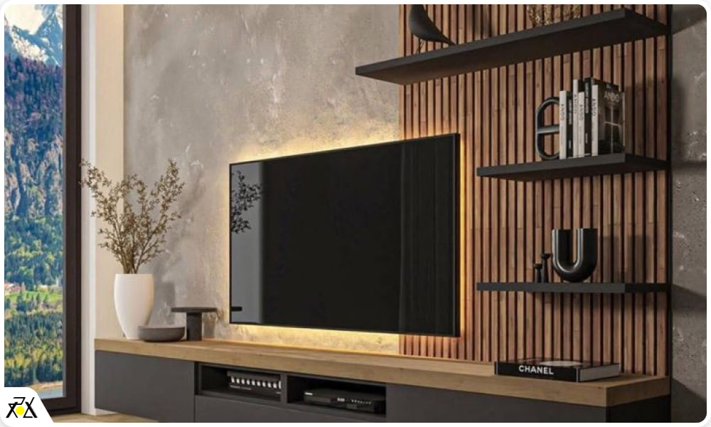 میکروسمنت تی وی وال